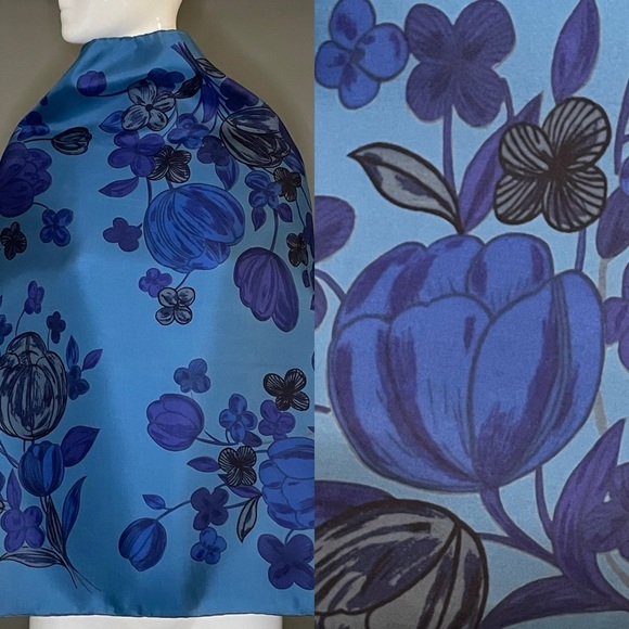 Richard Allan Accessories - Vintage Richard Allan Silk Scarf 29 In Sq Excellent Condition